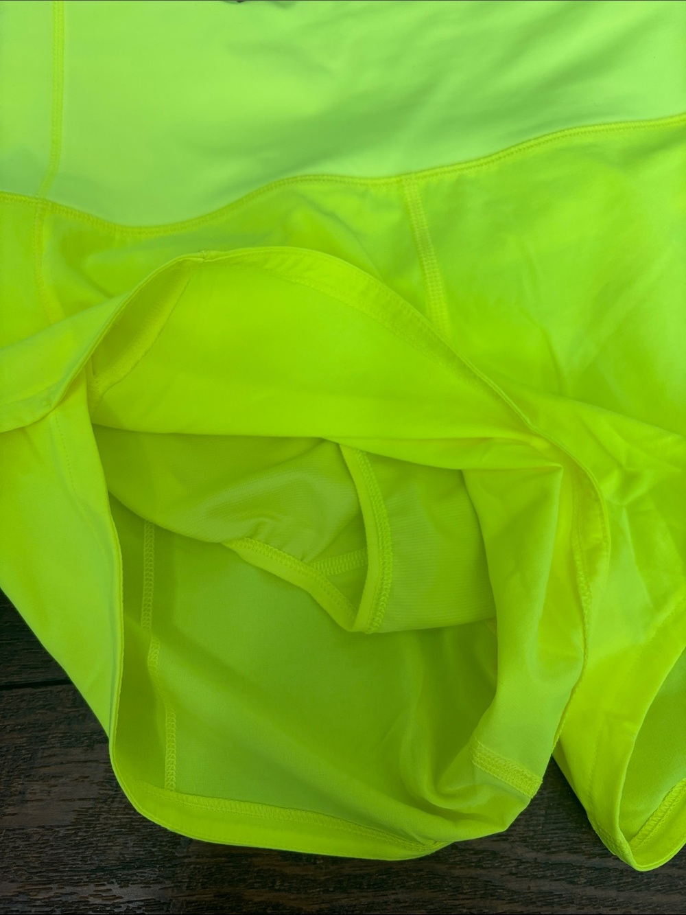 Lululemon Neon Yellow Athletic Shorts - Picture 5 of 6